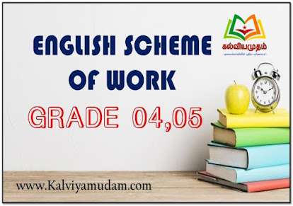 English Scheme of Work Grade 04, 05 (ஆங்கில பாட வேலைத்திட்டம் - தரம் 04, 05)