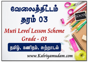Grade 3 Lesson Plan Tamil medium (தரம் 3 வேலைத்திட்டம்)