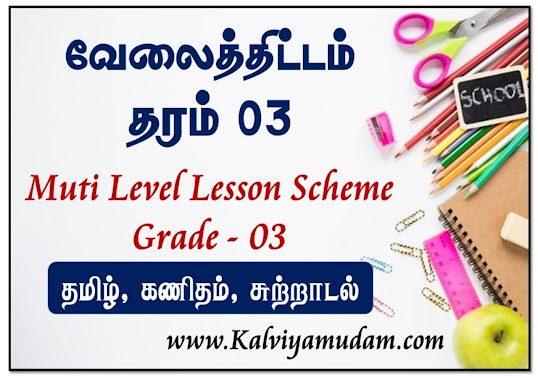 Grade 3 Lesson Plan Tamil medium (தரம் 3 வேலைத்திட்டம்)